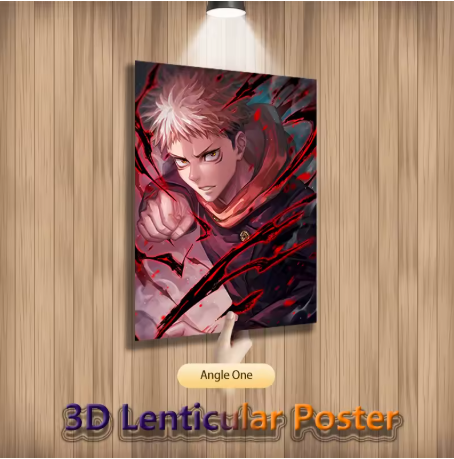 3D Lenticular JJK Poster