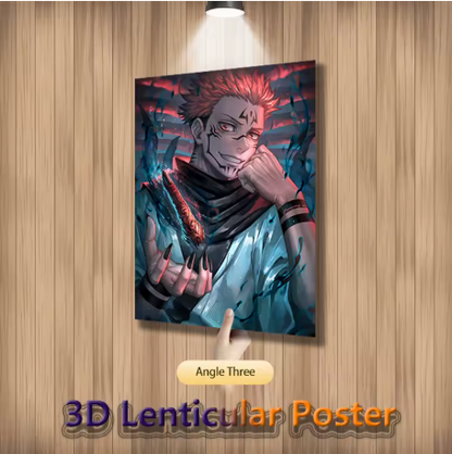 3D Lenticular JJK Poster